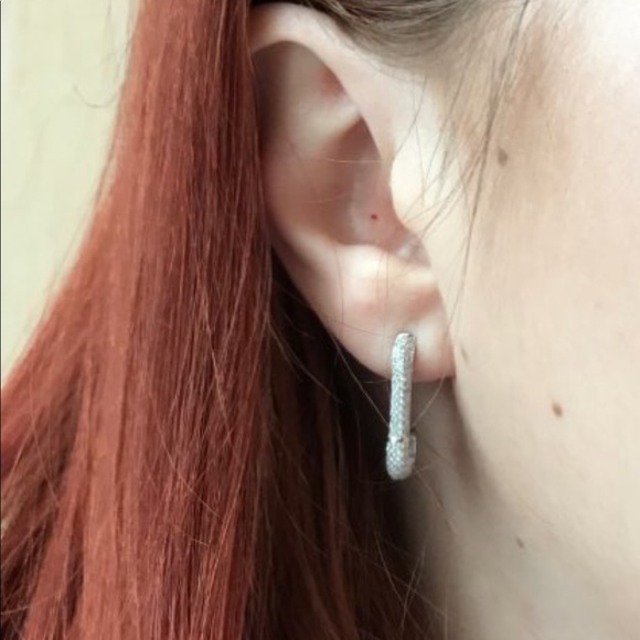 Safety Pin Earrings - Picture 7 of 7